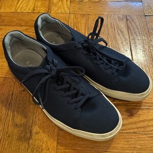 Rothys Shoes Men’s Size 10 The RS02 Sneaker Blue Navy Cream Casual